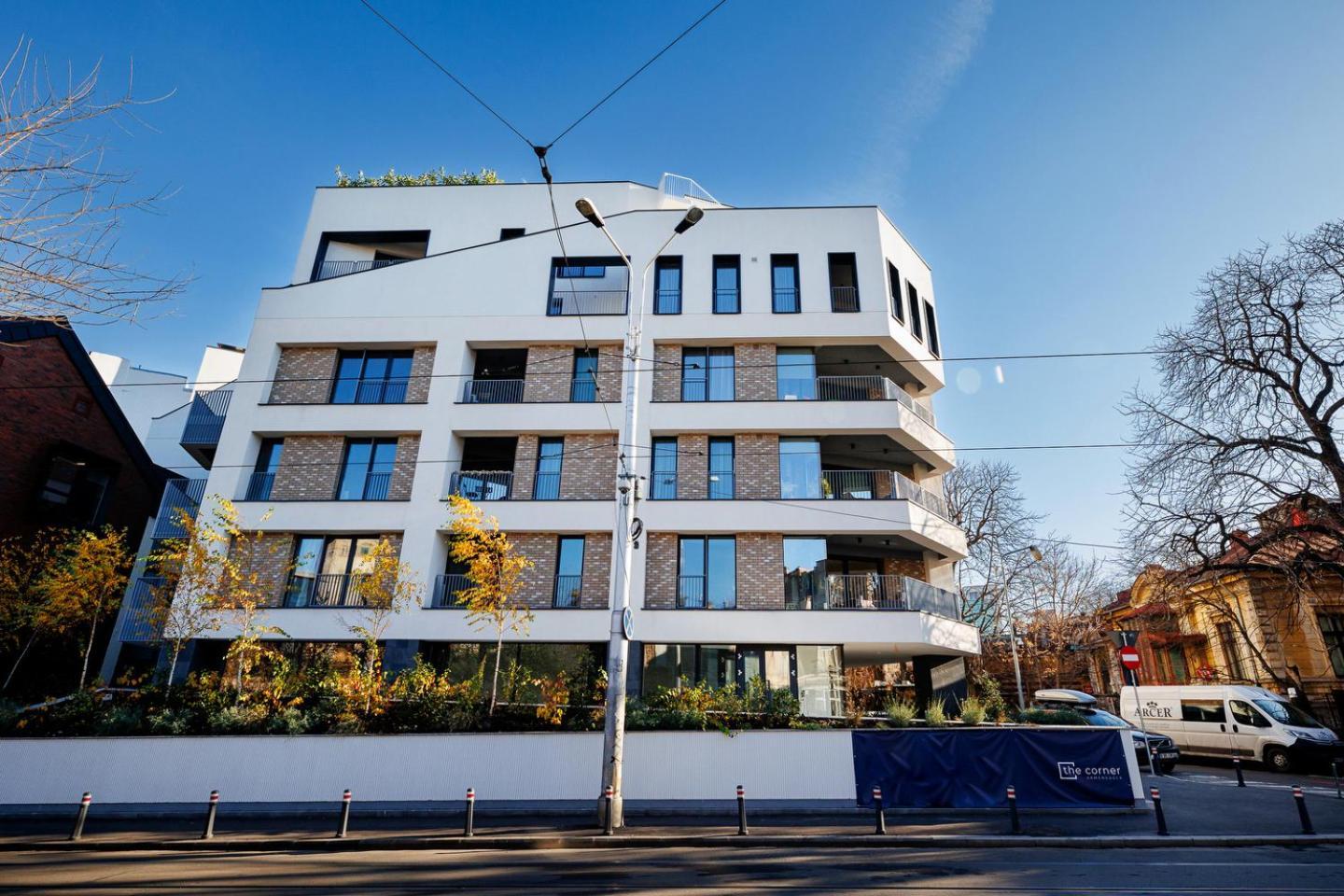The Corner Luxe Apartment Bukarest Exteriör bild