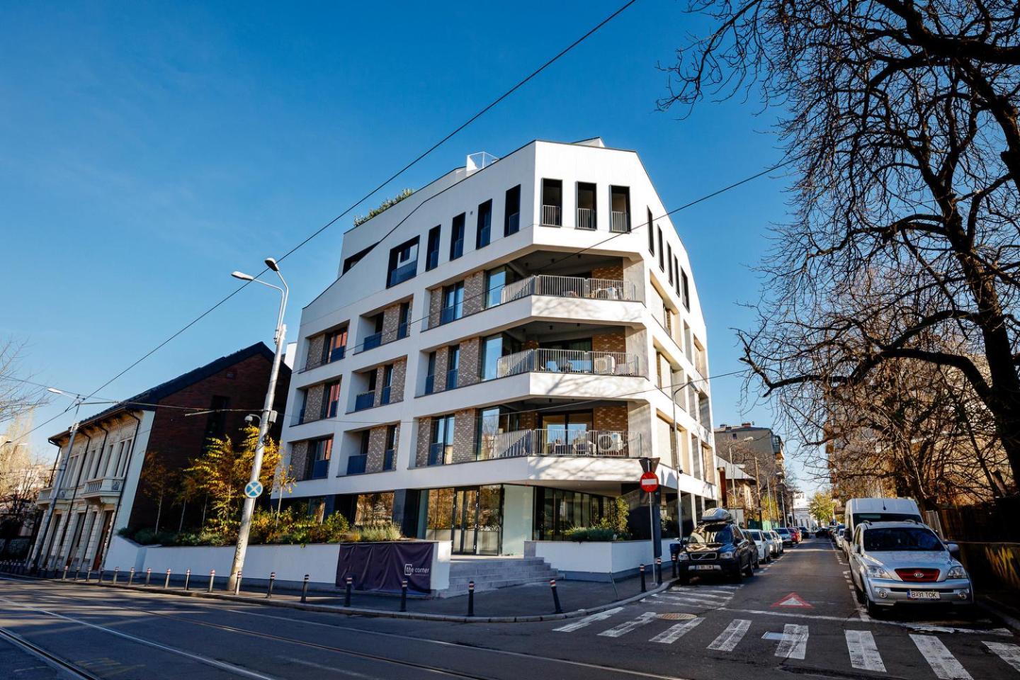 The Corner Luxe Apartment Bukarest Exteriör bild