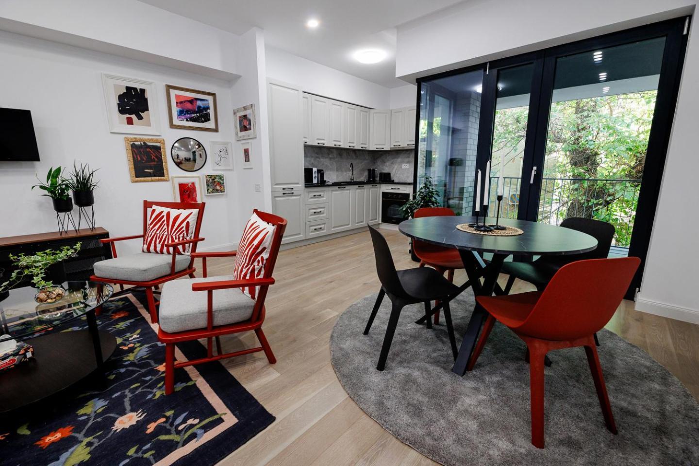 The Corner Luxe Apartment Bukarest Exteriör bild